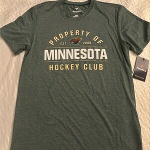 Men’s Fanatics Heather Green Minnesota Hockey Club Tee